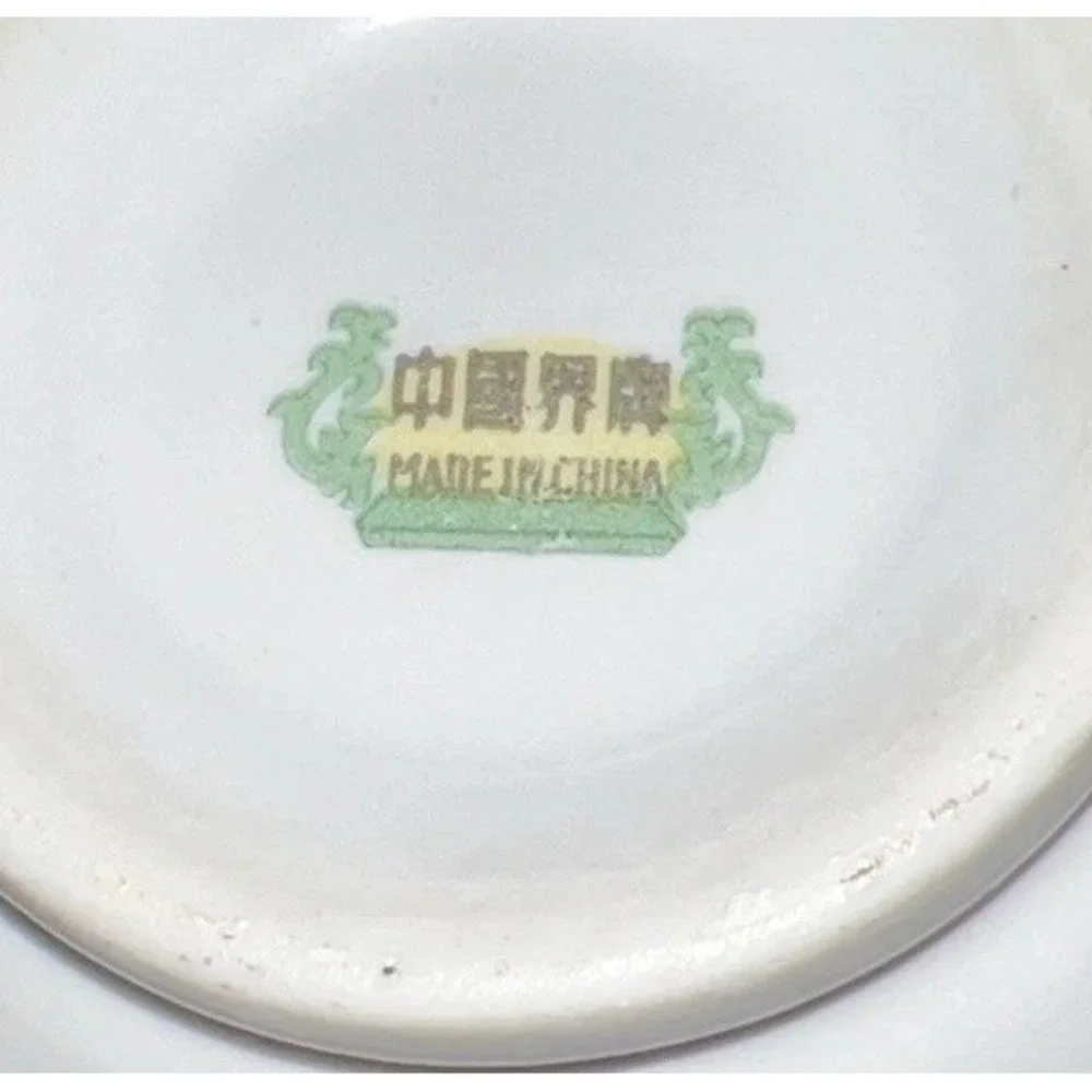 vintage teacup and saucer set Made In China